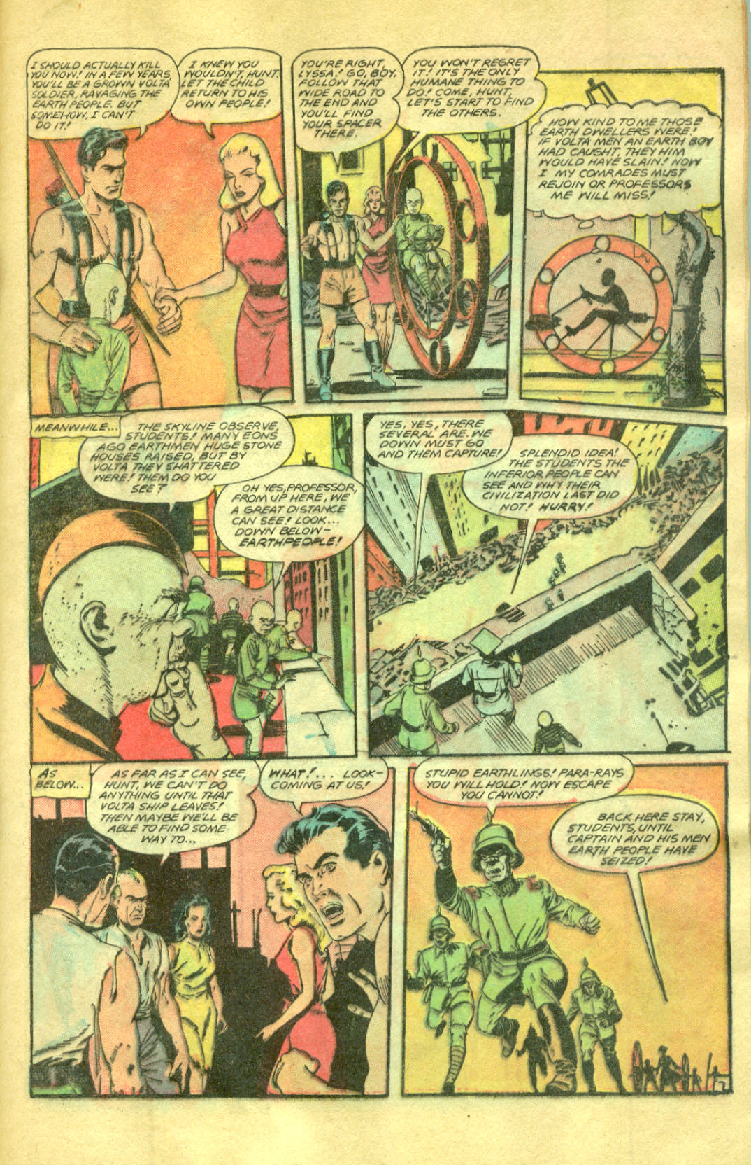 Planet Comics #58 (Fiction House), page 9. Public domain (US).