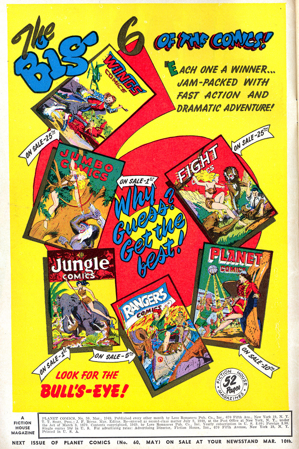 Planet Comics #59 (Fiction House), page 2. Public domain (US).
