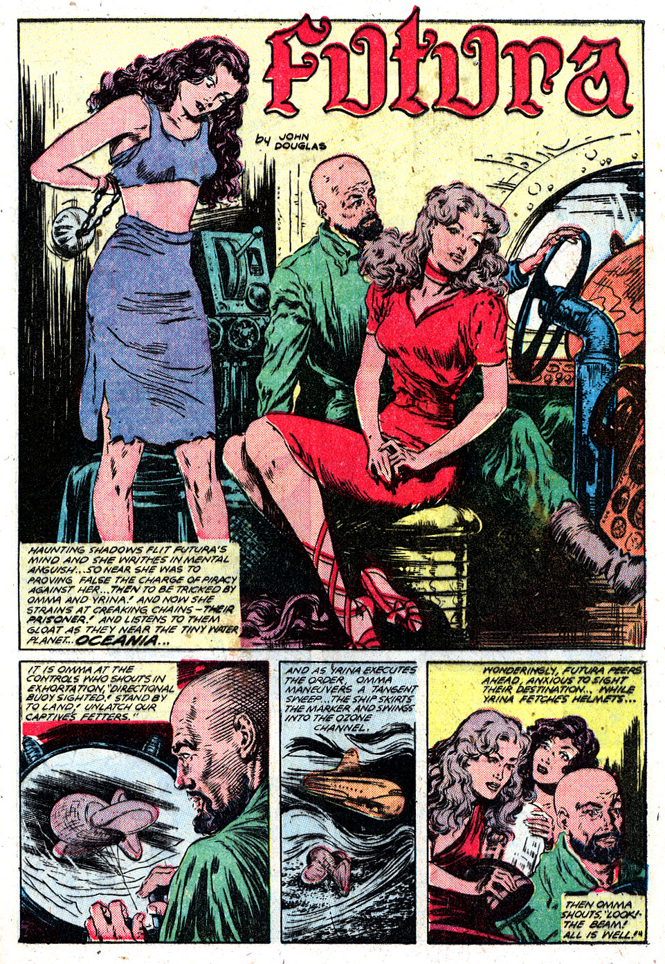 Planet Comics #59 (Fiction House), page 13. Public domain (US).