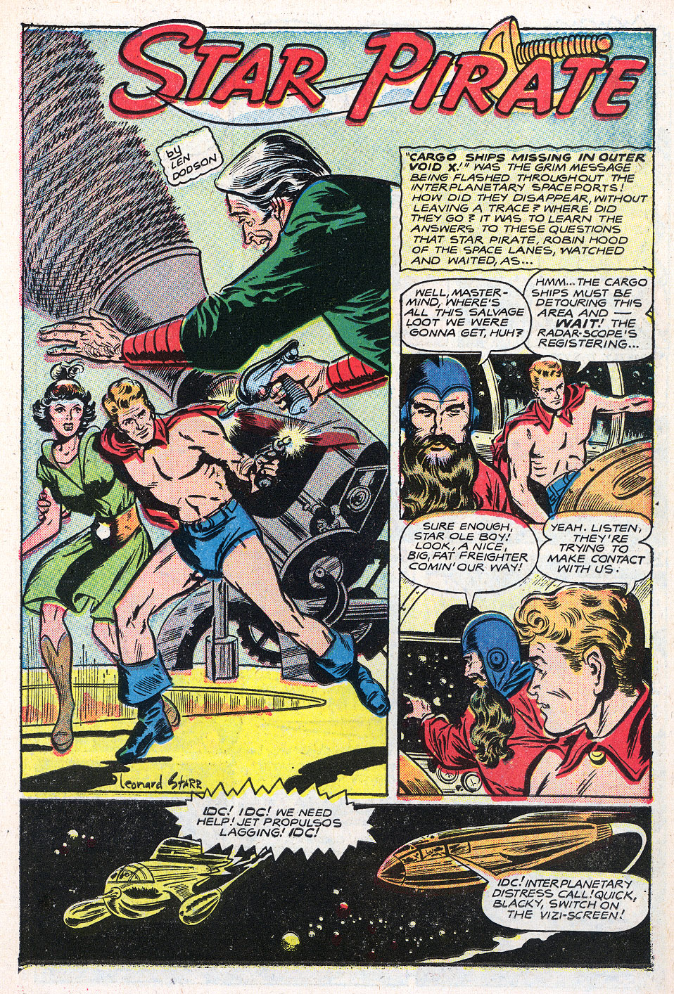 Planet Comics #59 (Fiction House), page 19. Public domain (US).