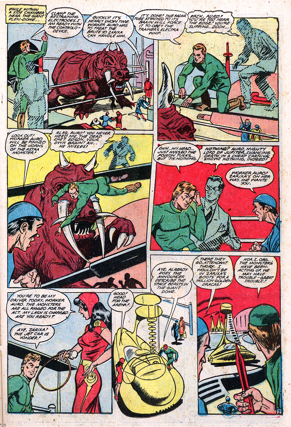 Planet Comics #59 (Fiction House), page 29. Public domain (US).