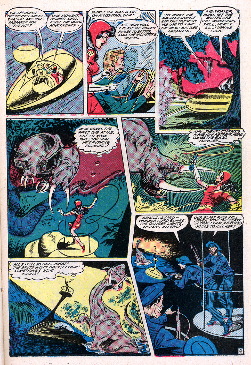 Planet Comics #59 (Fiction House), page 31. Public domain (US).
