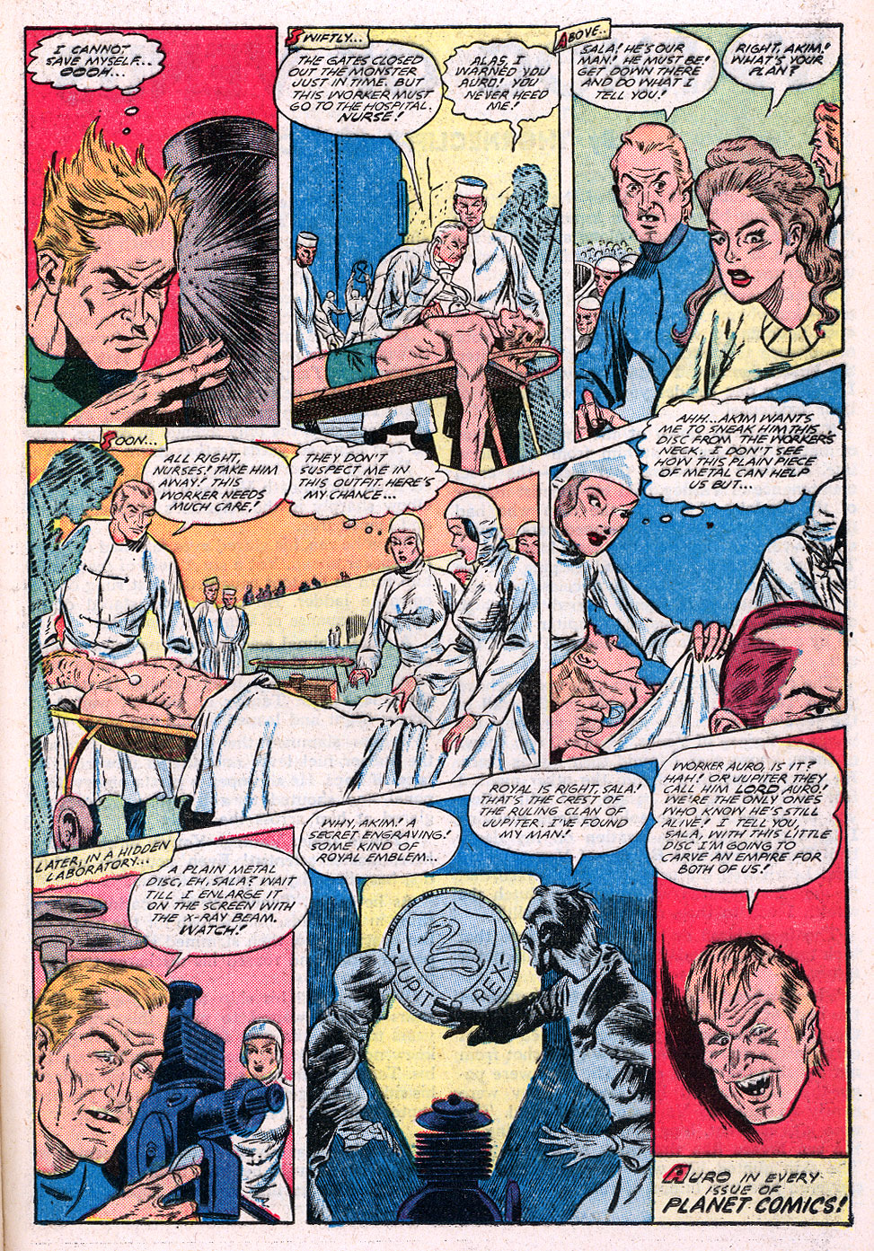 Planet Comics #59 (Fiction House), page 33. Public domain (US).