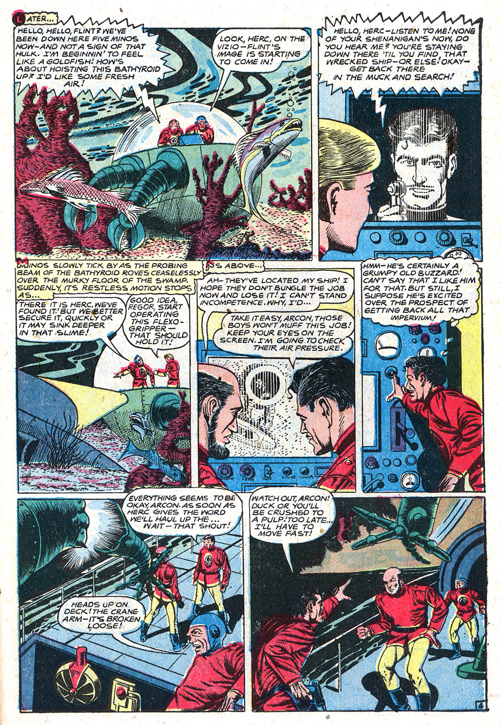 Planet Comics #59 (Fiction House), page 39. Public domain (US).