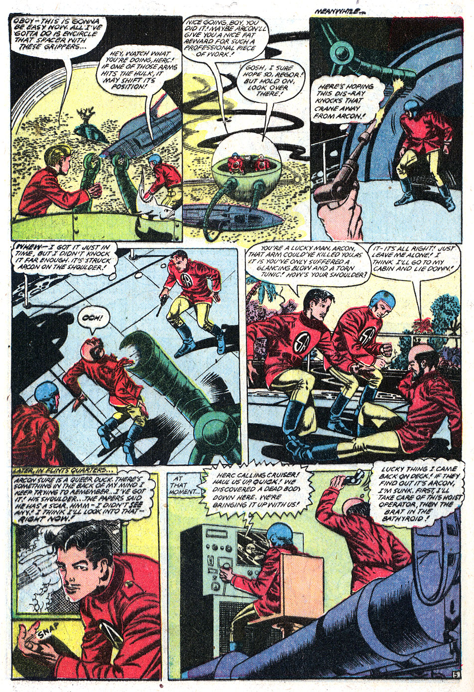 Planet Comics #59 (Fiction House), page 40. Public domain (US).