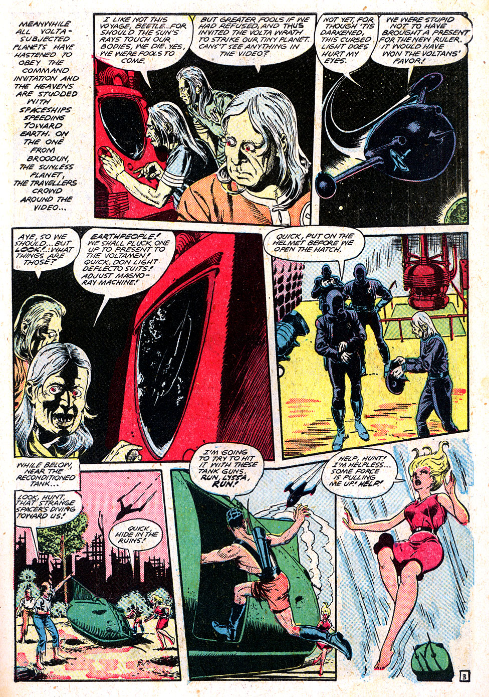 Planet Comics #59 (Fiction House), page 5. Public domain (US).