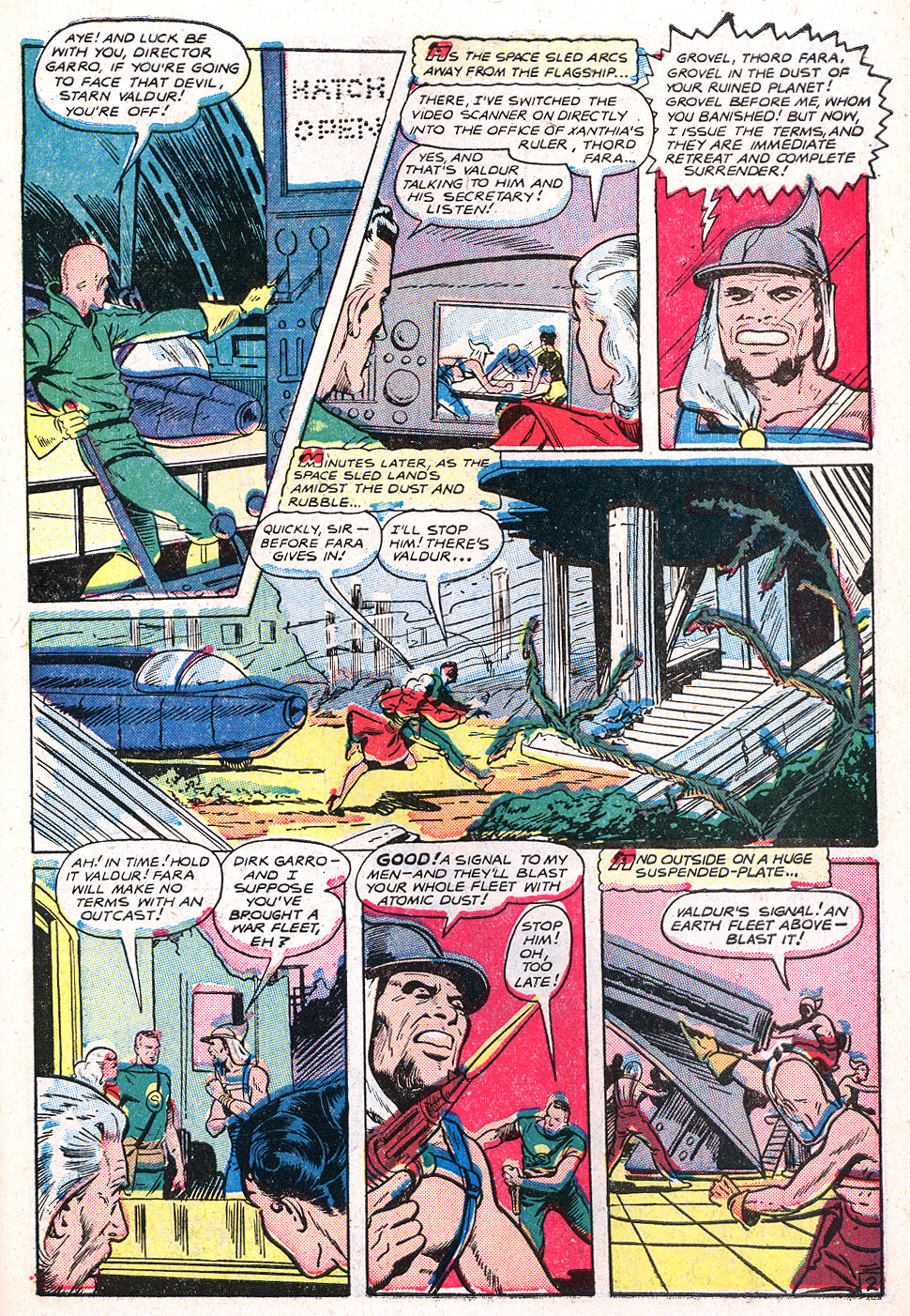 Planet Comics #59 (Fiction House), page 43. Public domain (US).