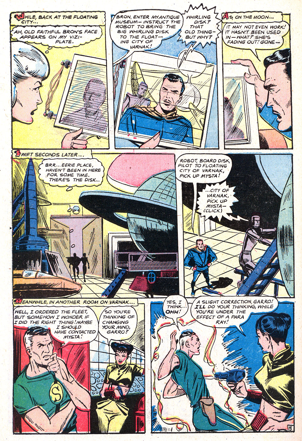 Planet Comics #59 (Fiction House), page 46. Public domain (US).