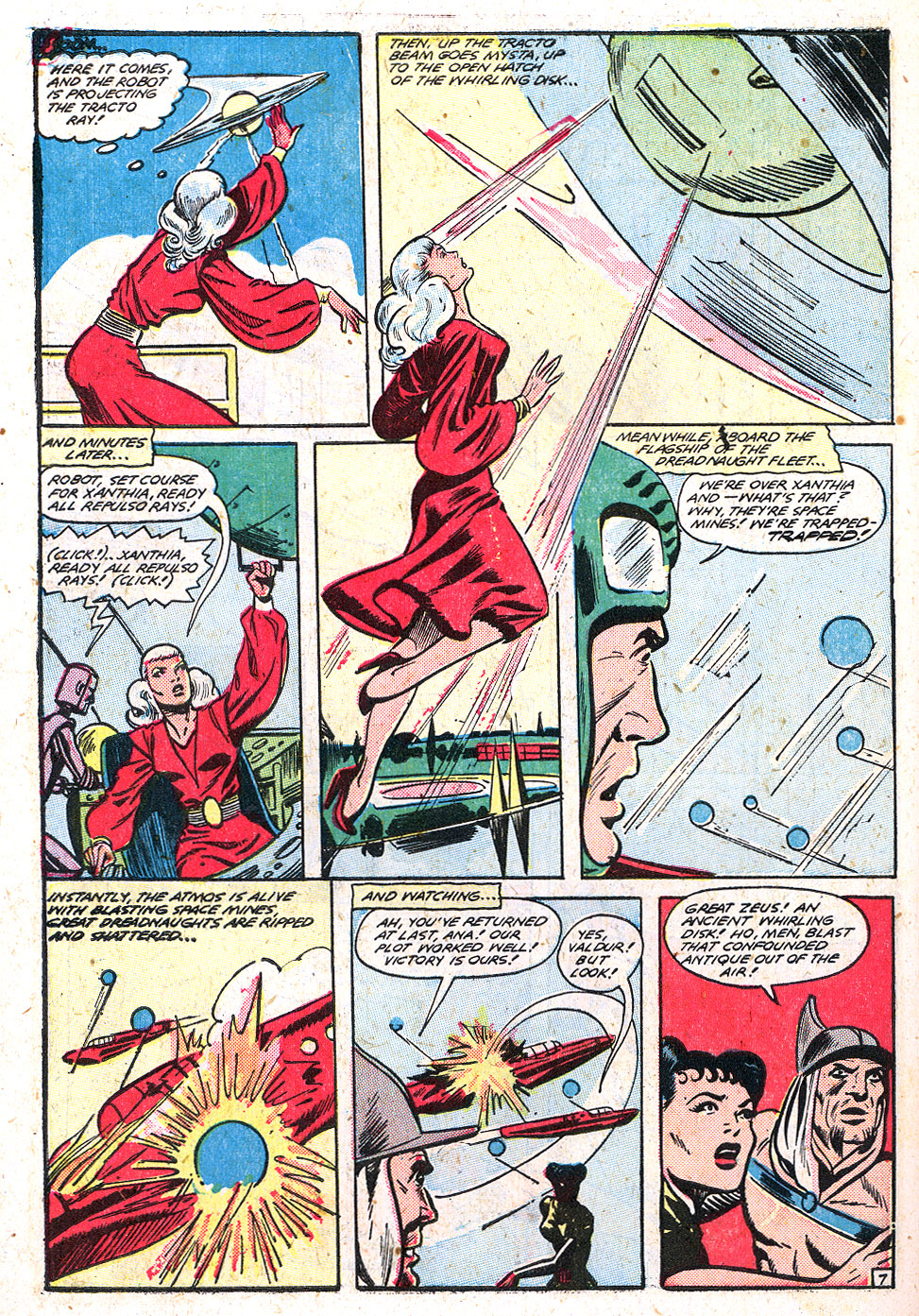 Planet Comics #59 (Fiction House), page 48. Public domain (US).