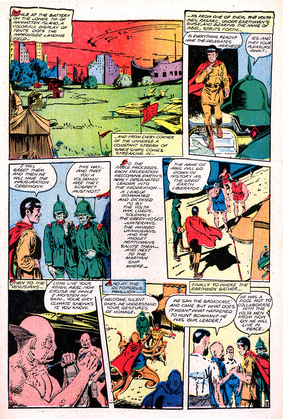 Planet Comics #59 (Fiction House), page 7. Public domain (US).