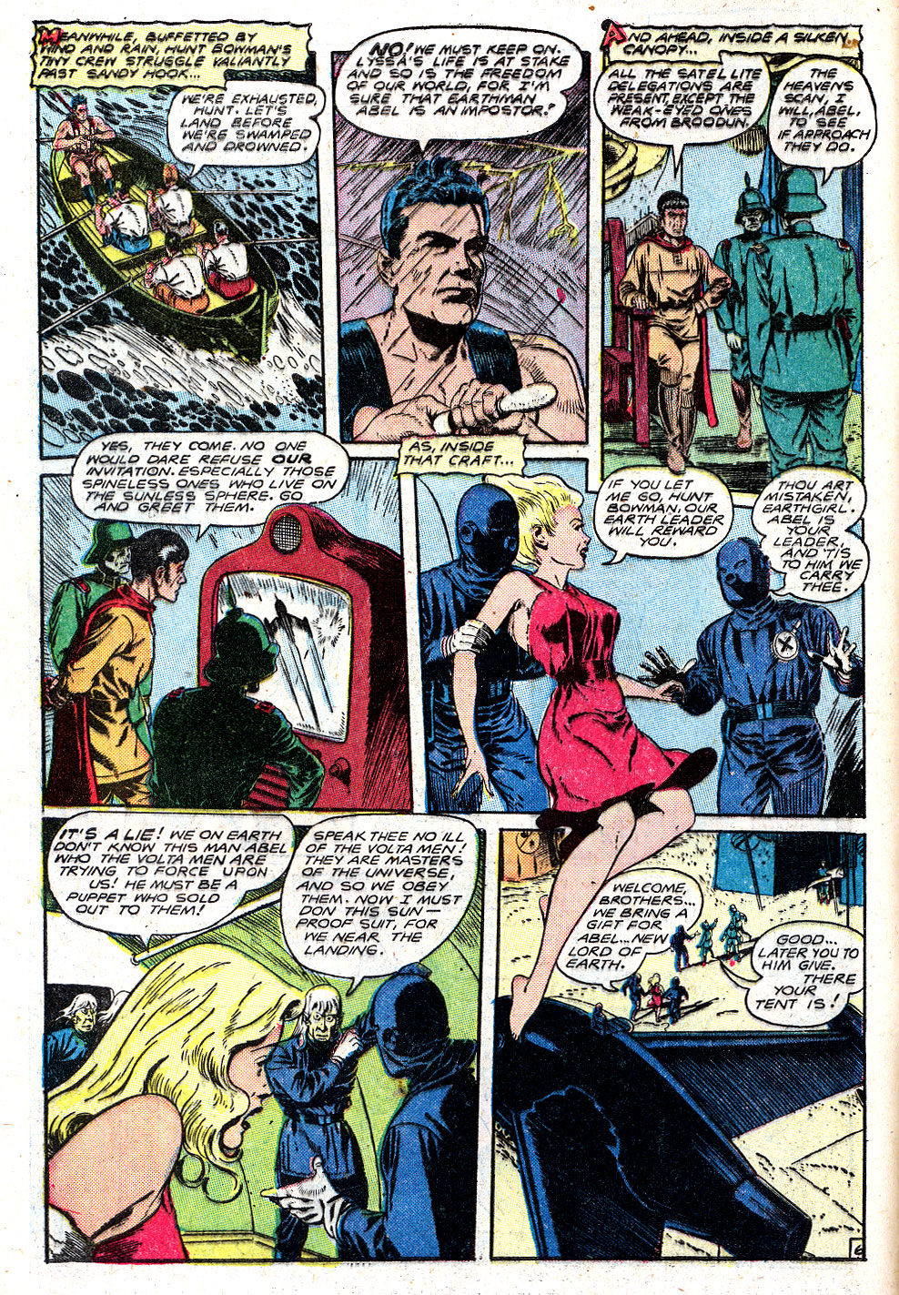 Planet Comics #59 (Fiction House), page 8. Public domain (US).