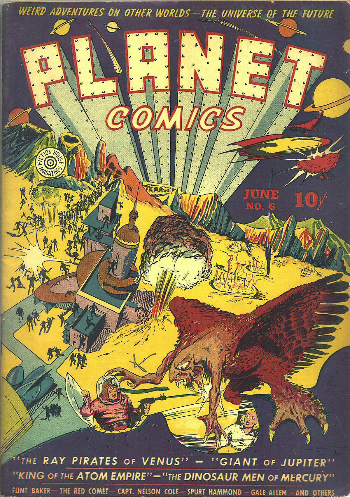 Planet Comics #6 (Fiction House), page 2. Public domain (US).