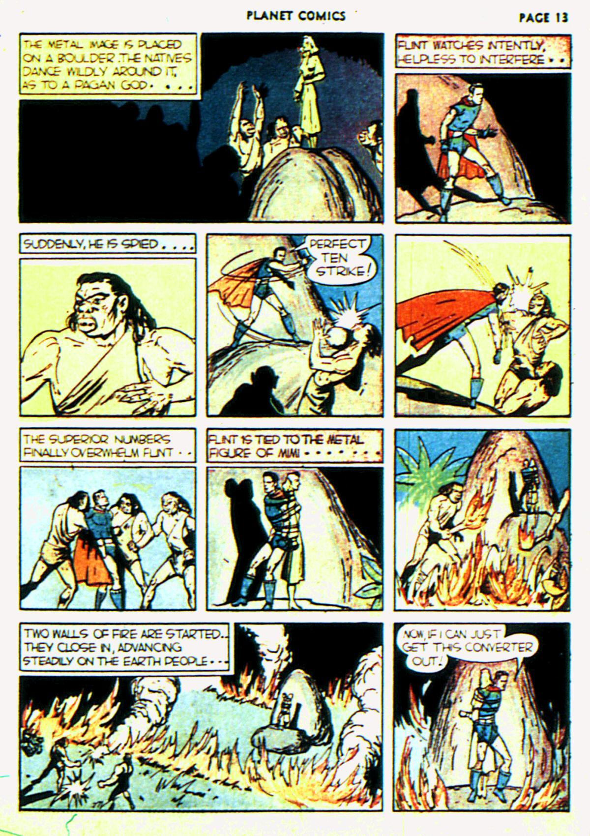 Planet Comics #6 (Fiction House), page 16. Public domain (US).