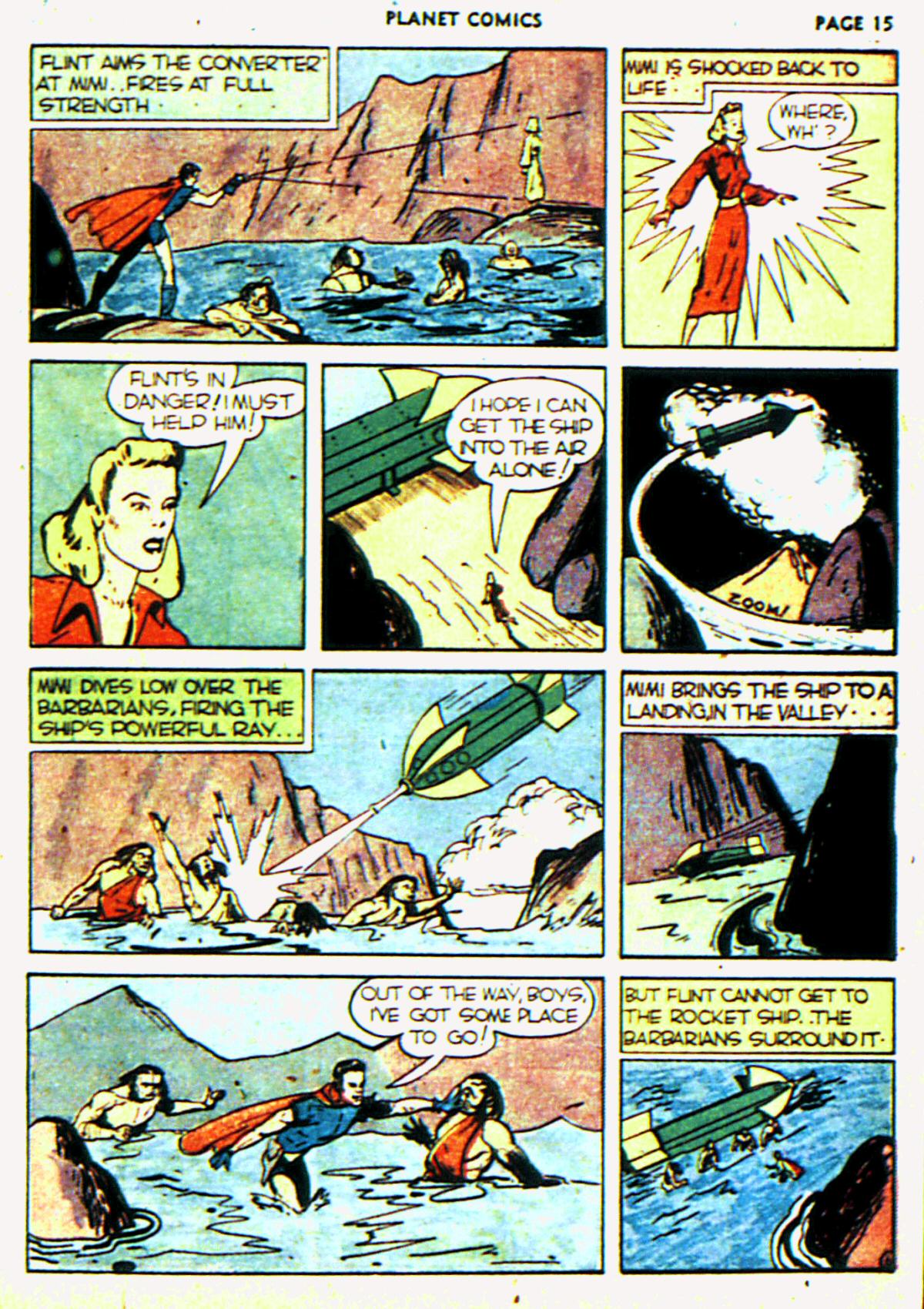 Planet Comics #6 (Fiction House), page 18. Public domain (US).