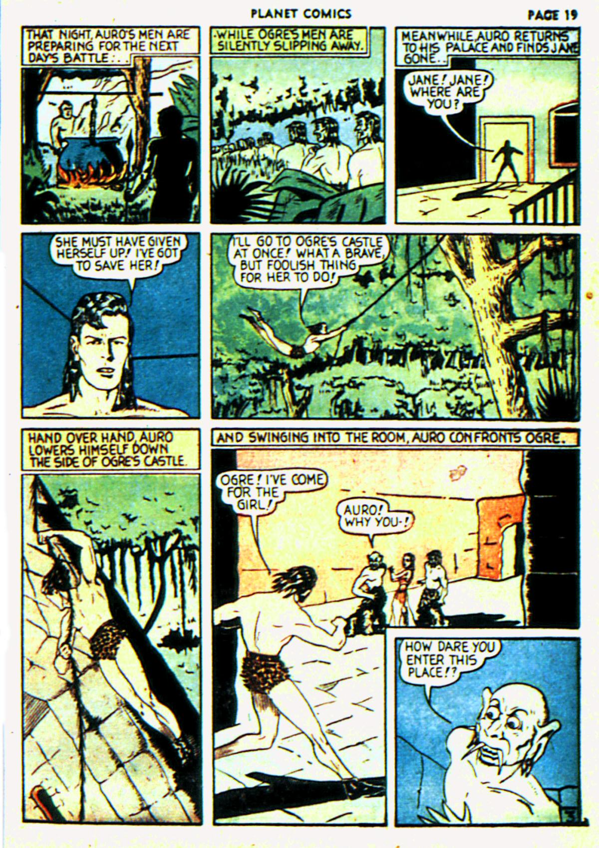 Planet Comics #6 (Fiction House), page 22. Public domain (US).