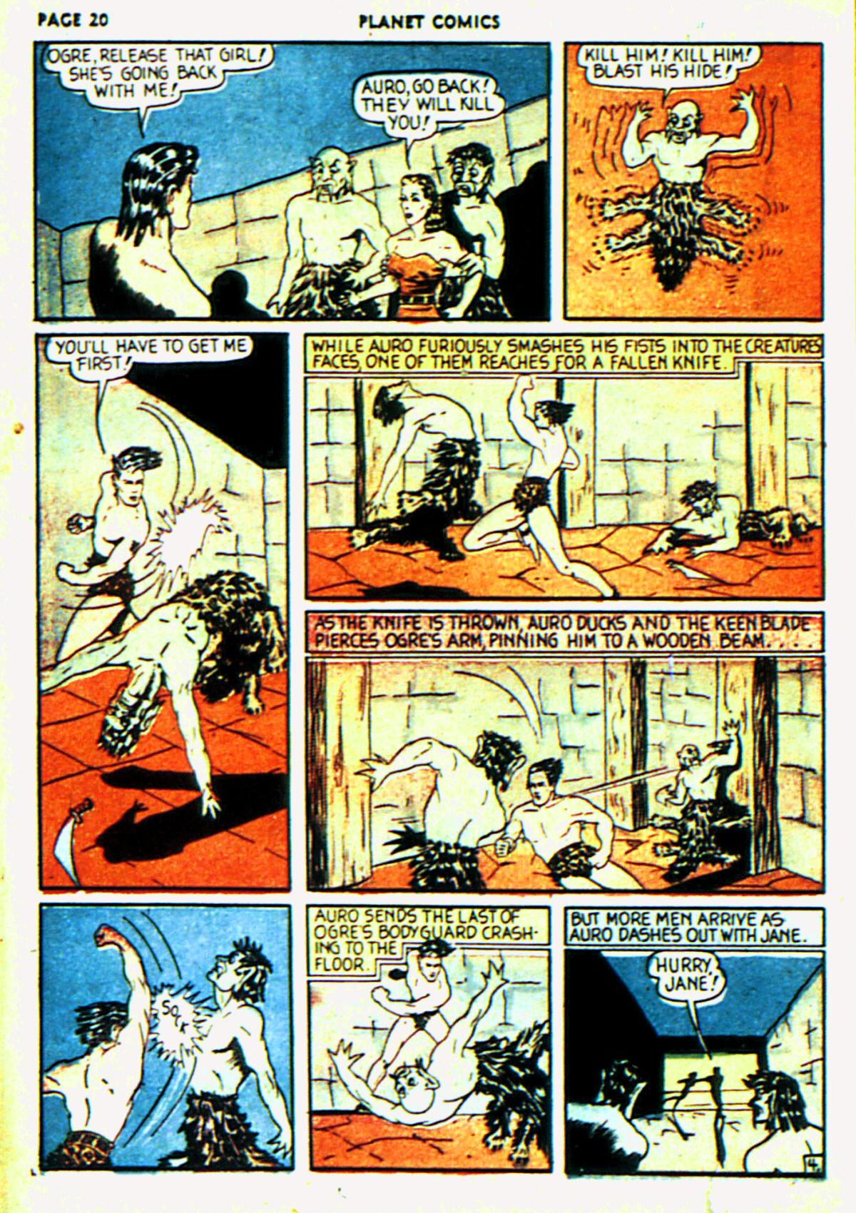 Planet Comics #6 (Fiction House), page 23. Public domain (US).