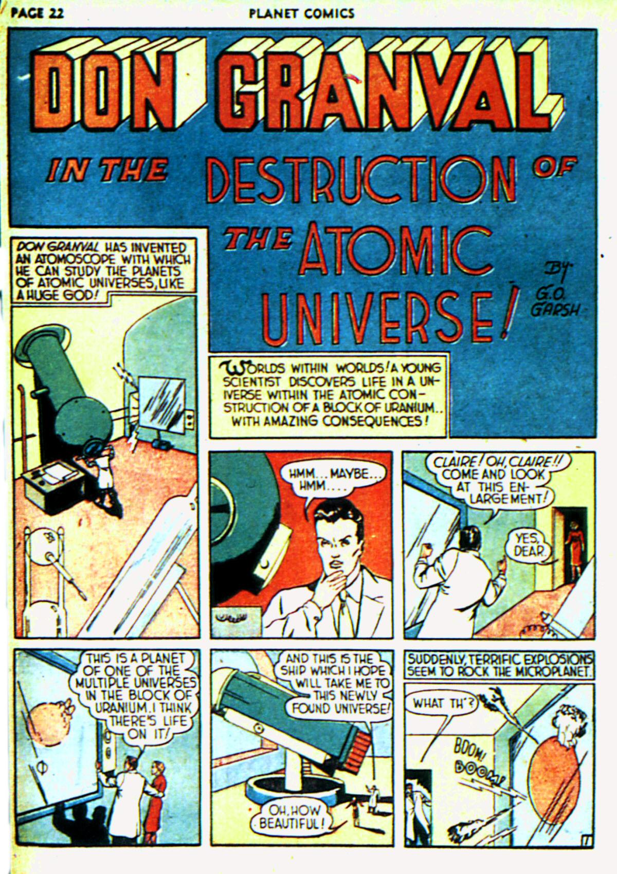 Planet Comics #6 (Fiction House), page 25. Public domain (US).