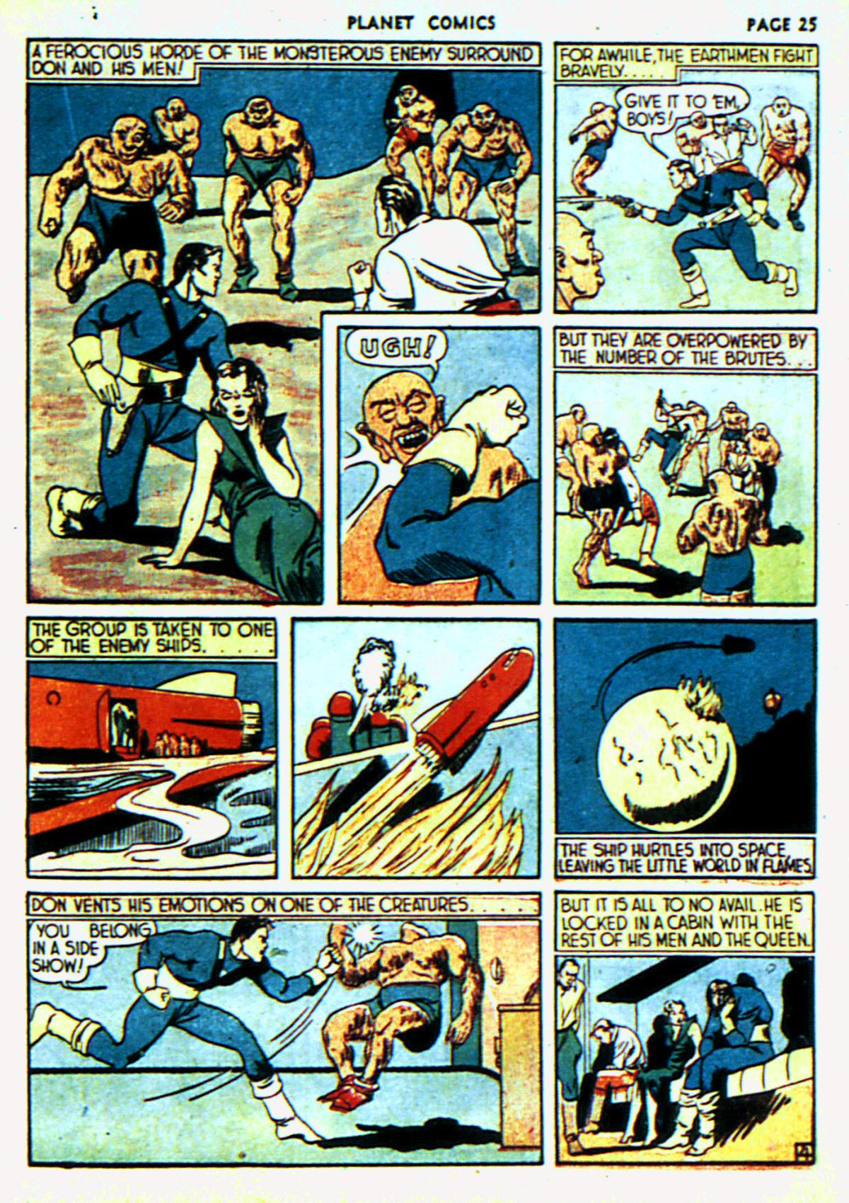 Planet Comics #6 (Fiction House), page 28. Public domain (US).