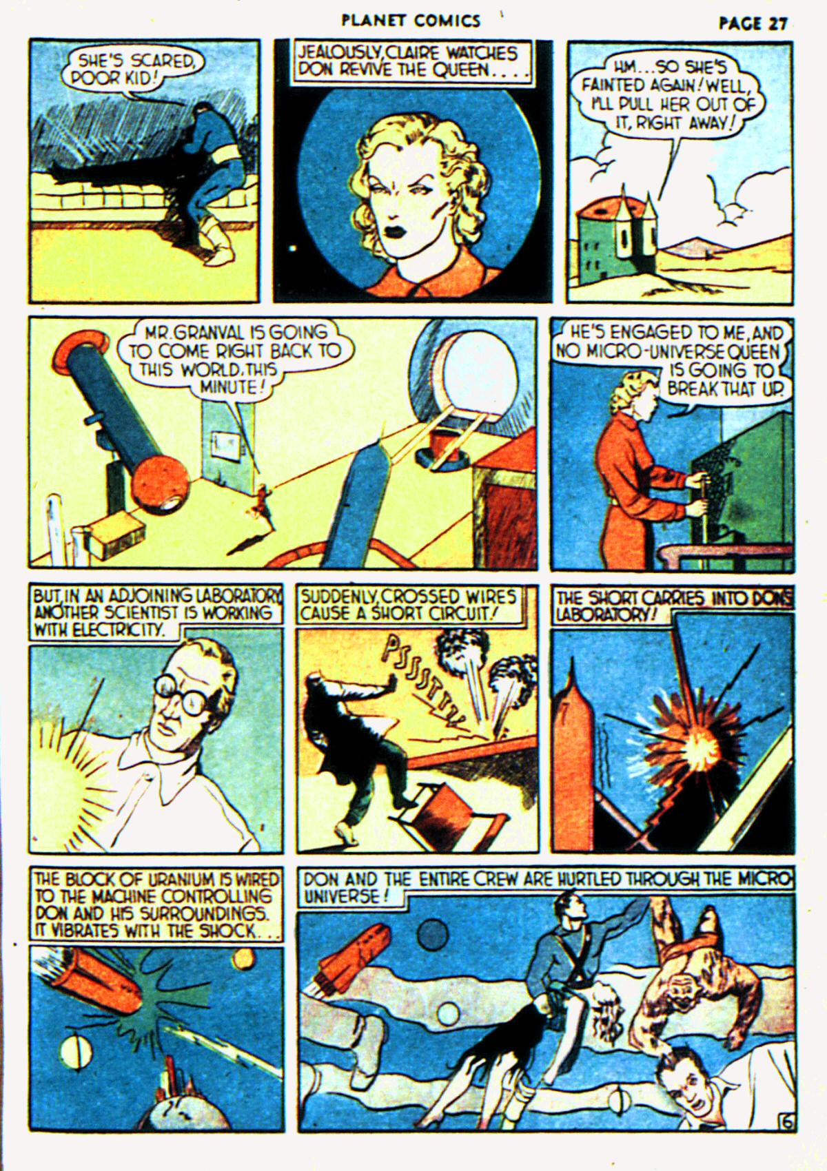 Planet Comics #6 (Fiction House), page 30. Public domain (US).