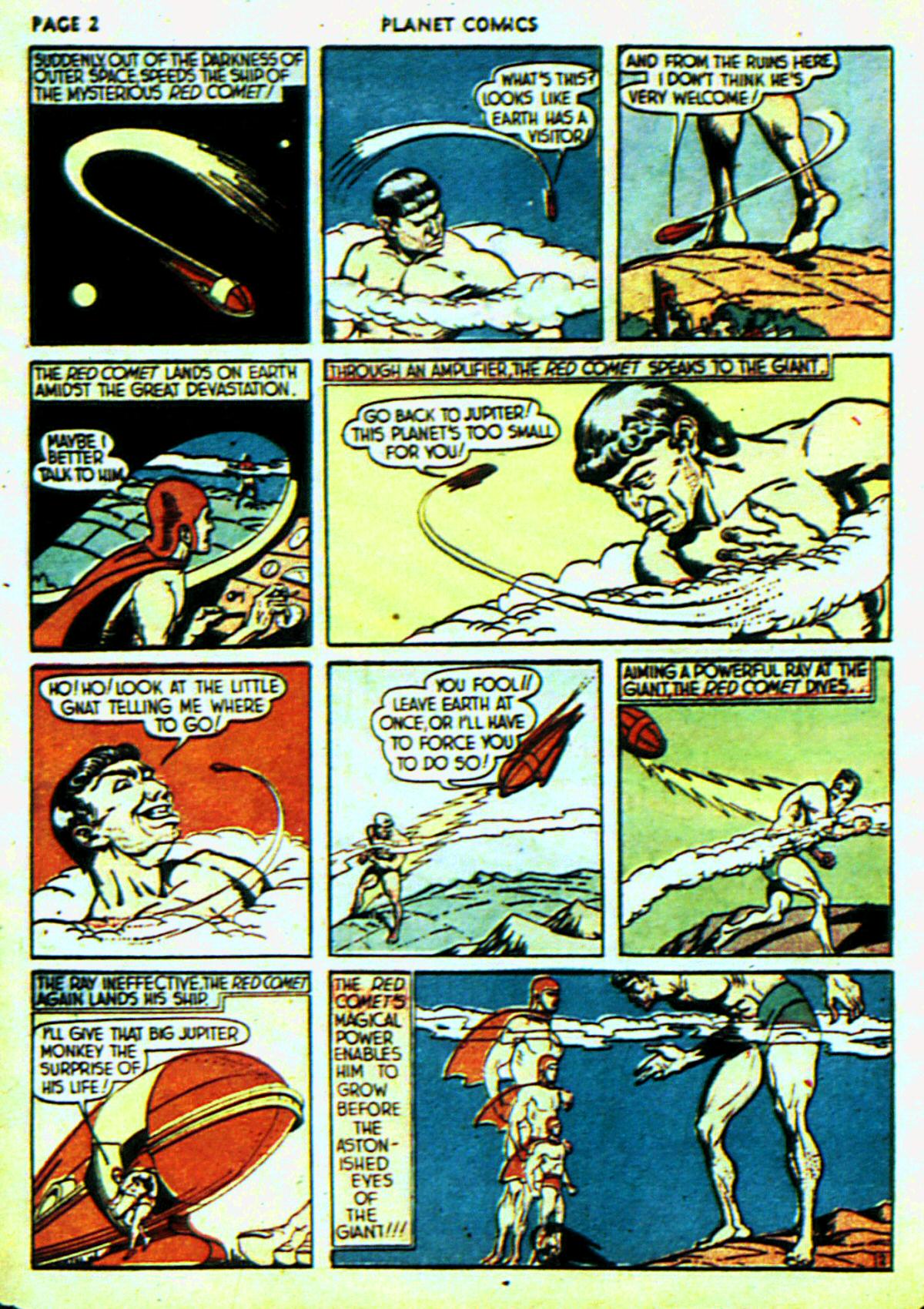 Planet Comics #6 (Fiction House), page 5. Public domain (US).