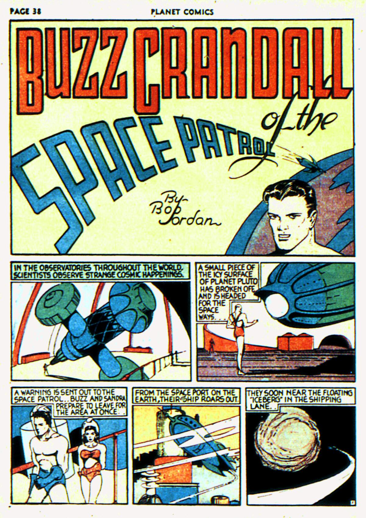 Planet Comics #6 (Fiction House), page 41. Public domain (US).