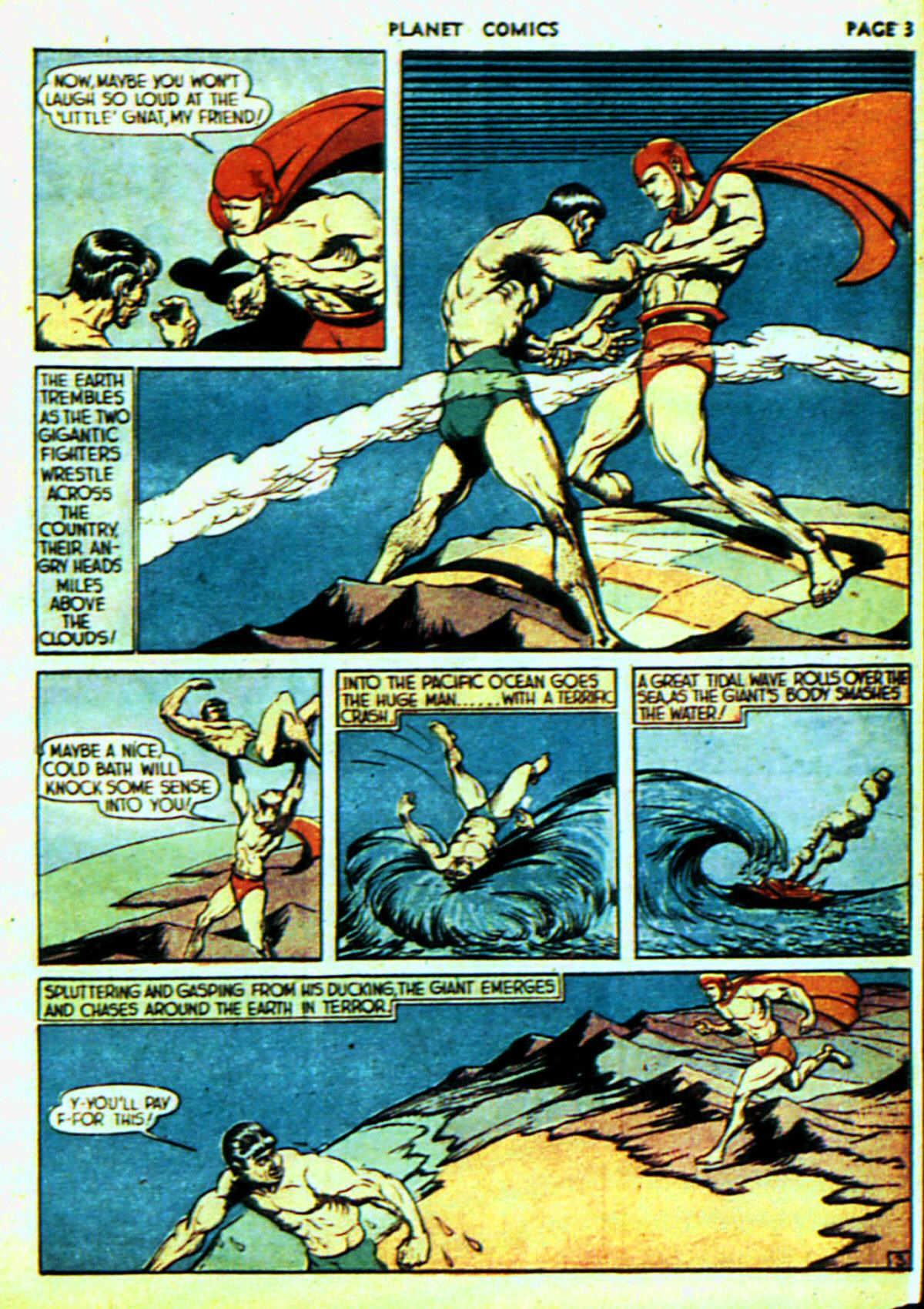 Planet Comics #6 (Fiction House), page 6. Public domain (US).