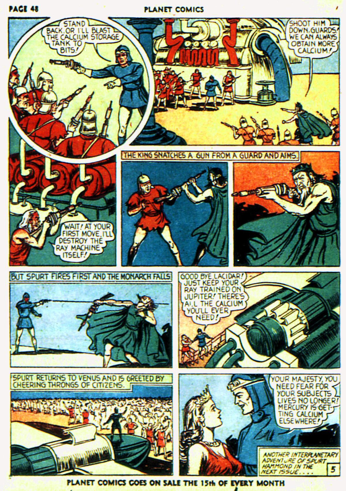 Planet Comics #6 (Fiction House), page 51. Public domain (US).