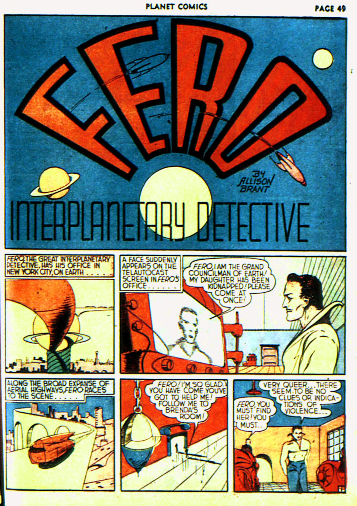 Planet Comics #6 (Fiction House), page 52. Public domain (US).