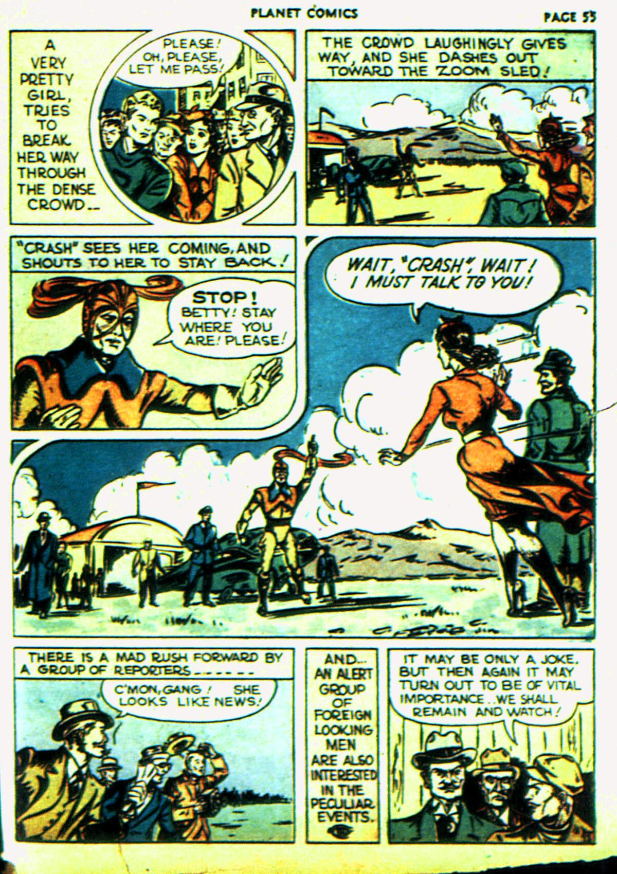 Planet Comics #6 (Fiction House), page 58. Public domain (US).