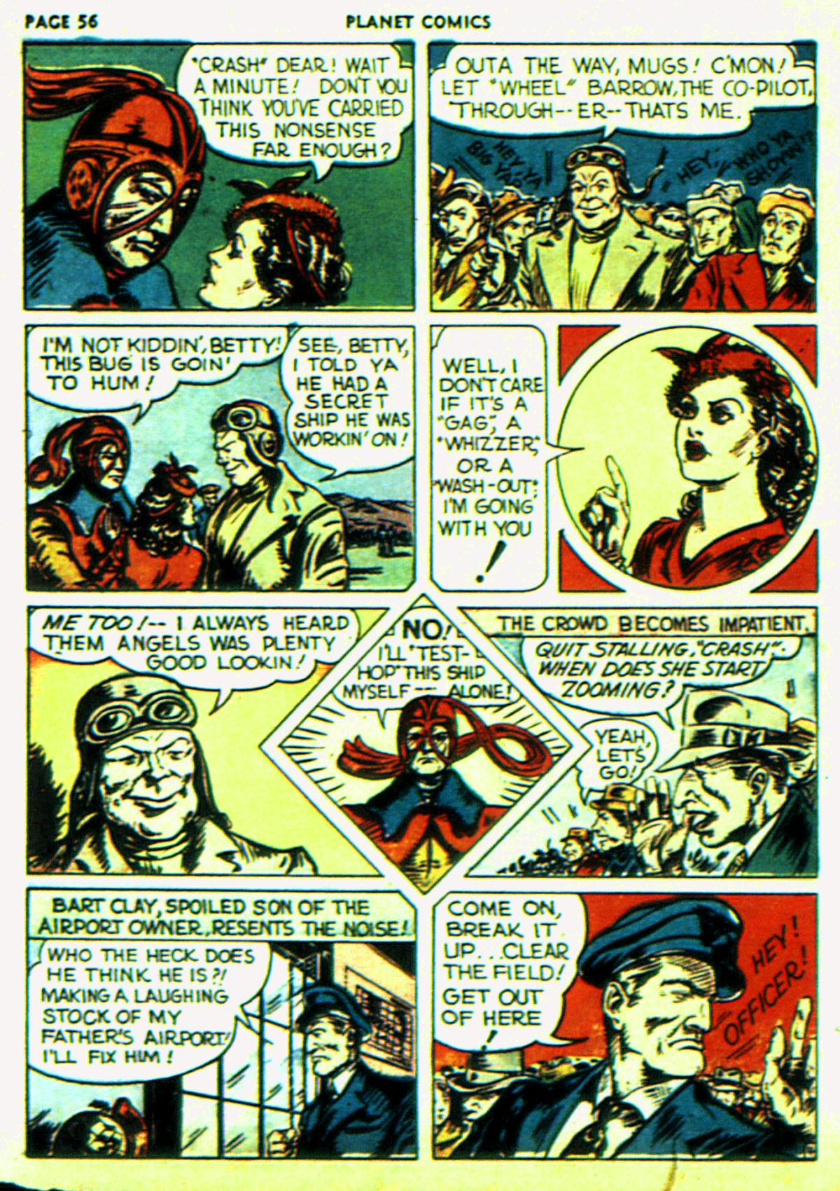 Planet Comics #6 (Fiction House), page 59. Public domain (US).