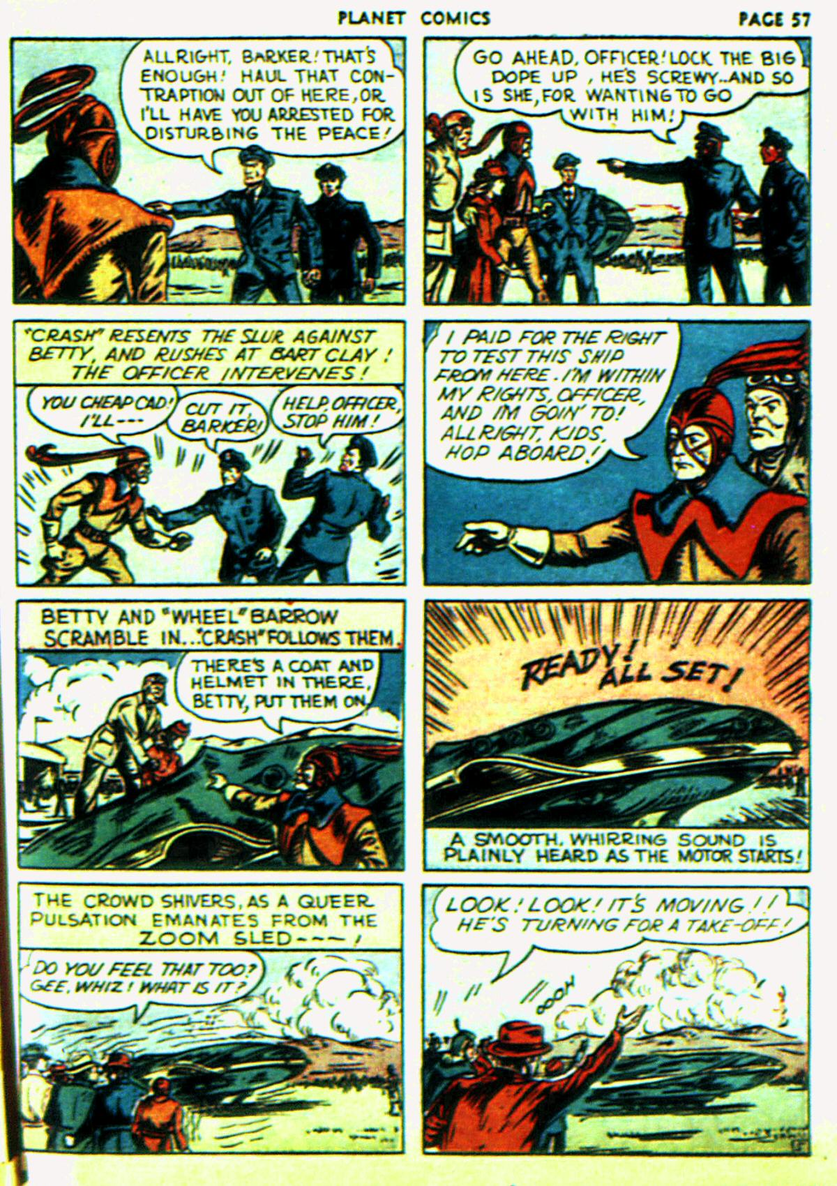 Planet Comics #6 (Fiction House), page 60. Public domain (US).