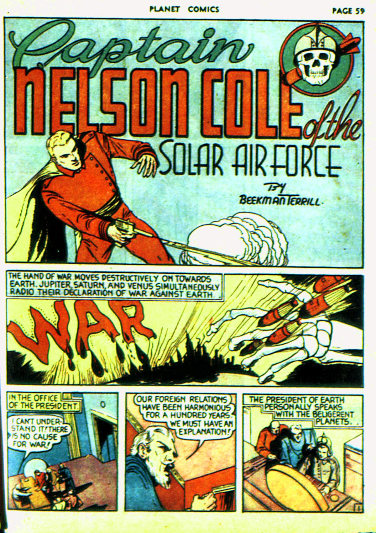 Planet Comics #6 (Fiction House), page 62. Public domain (US).