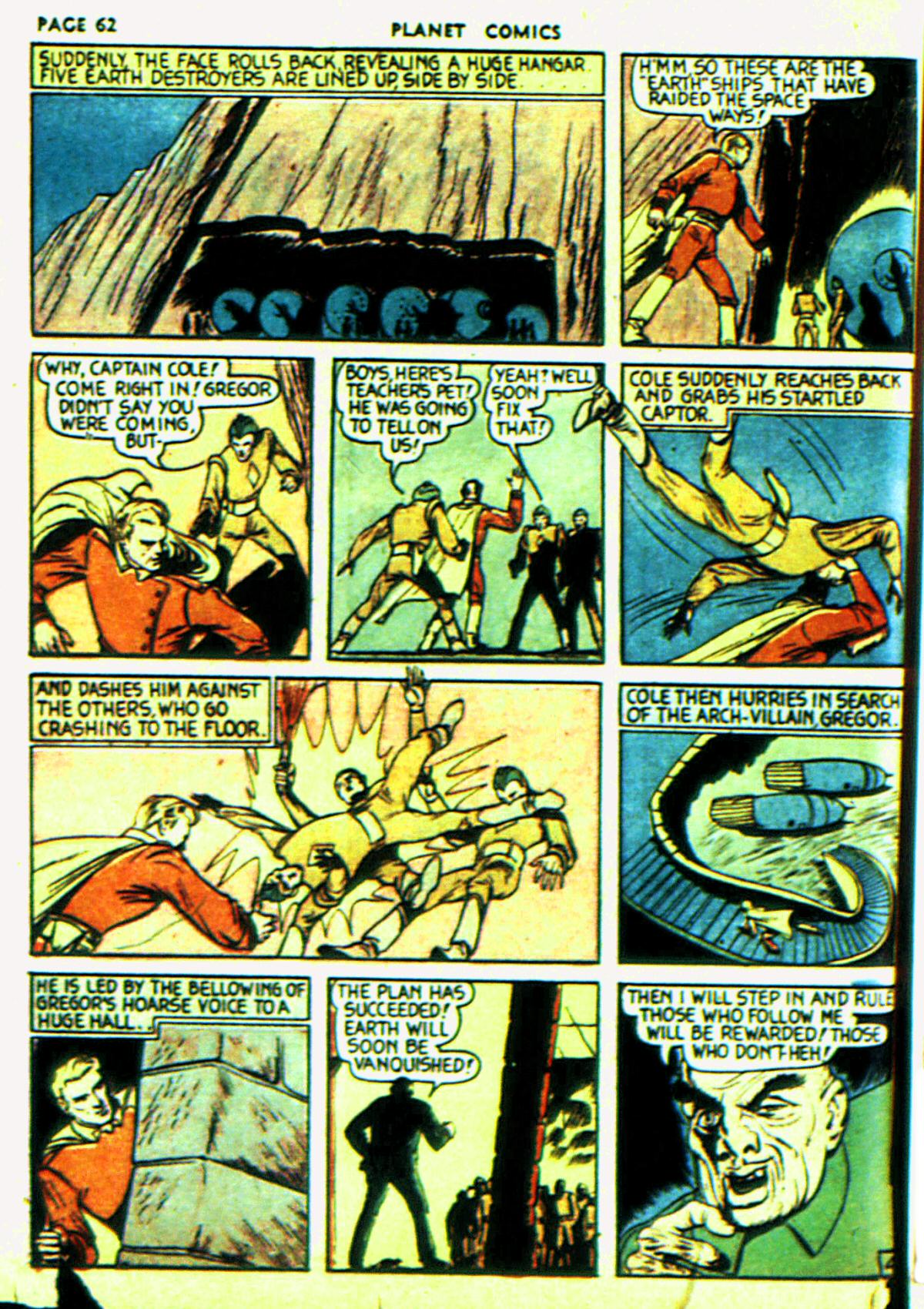 Planet Comics #6 (Fiction House), page 65. Public domain (US).