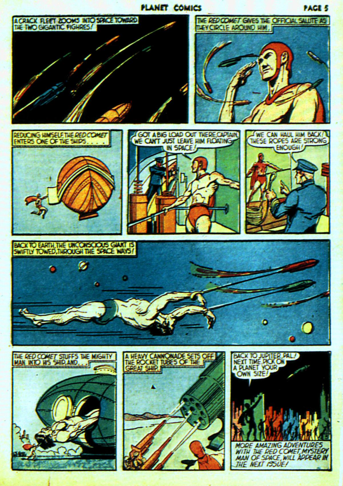 Planet Comics #6 (Fiction House), page 8. Public domain (US).
