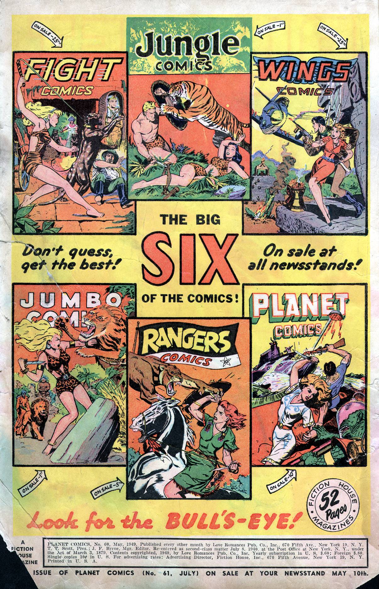 Planet Comics #60 (Fiction House), page 2. Public domain (US).