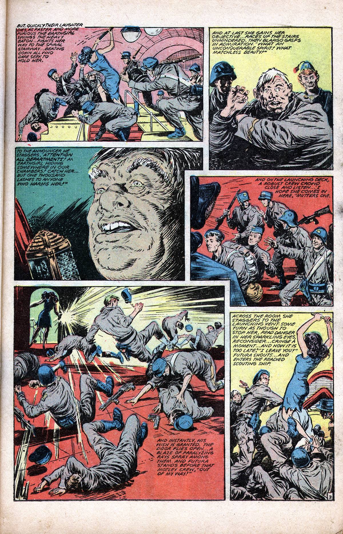 Planet Comics #60 (Fiction House), page 15. Public domain (US).