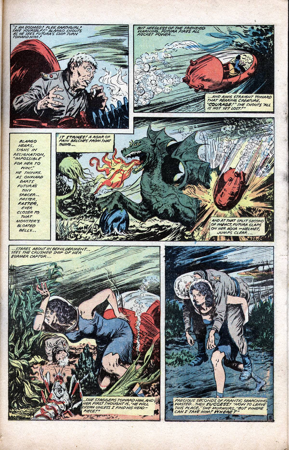 Planet Comics #60 (Fiction House), page 17. Public domain (US).