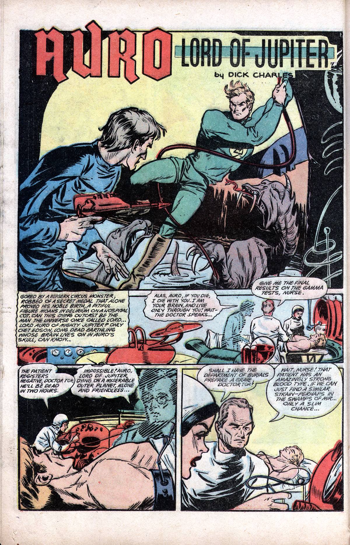 Planet Comics #60 (Fiction House), page 20. Public domain (US).