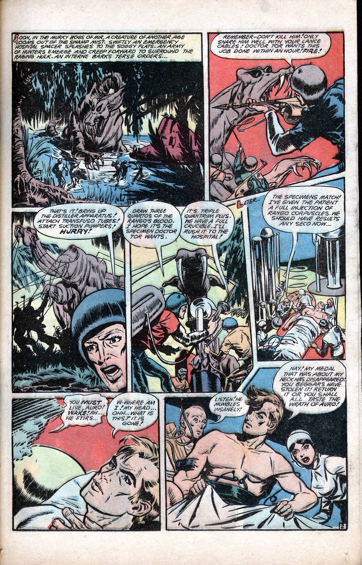 Planet Comics #60 (Fiction House), page 21. Public domain (US).