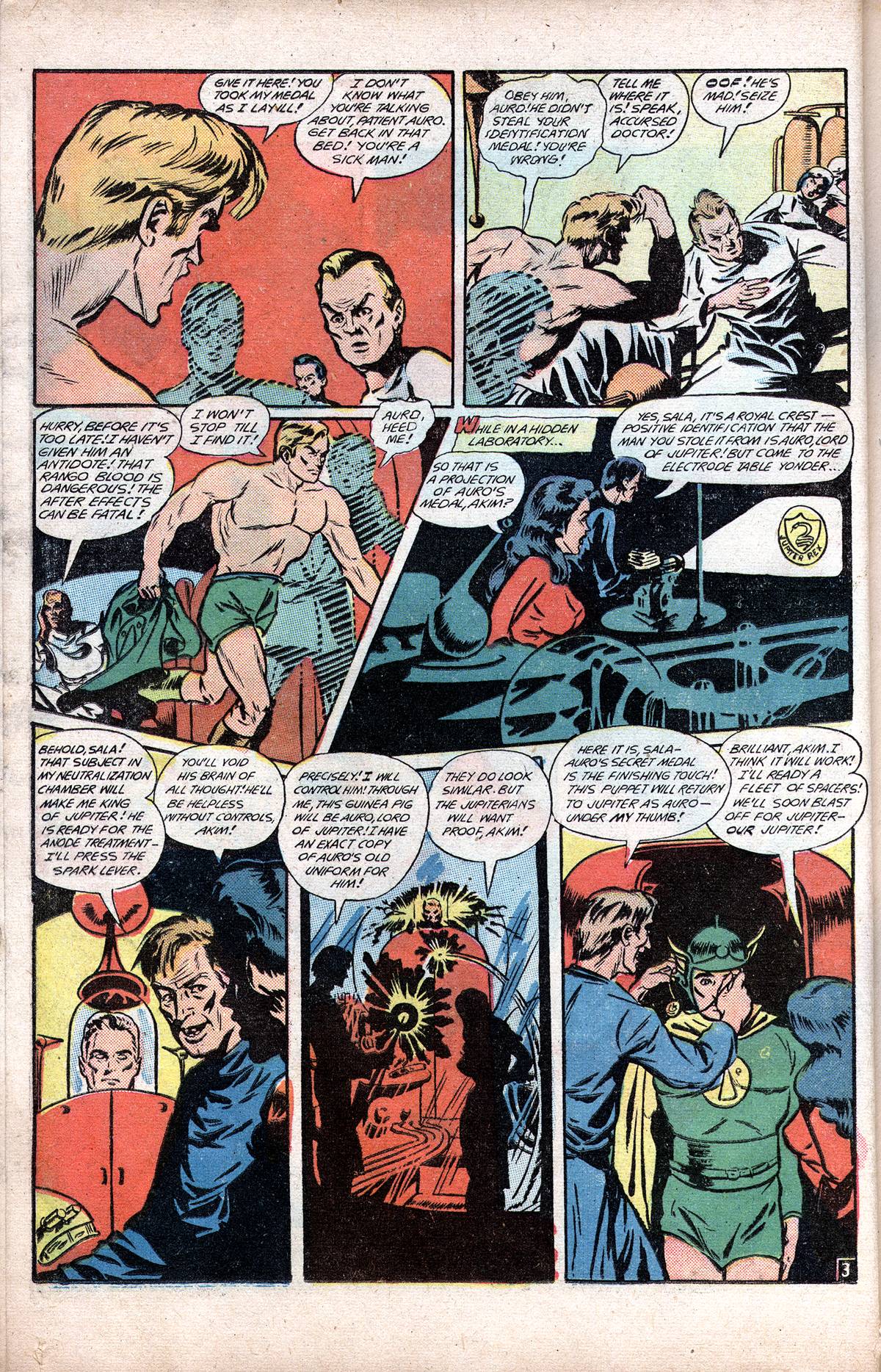 Planet Comics #60 (Fiction House), page 22. Public domain (US).