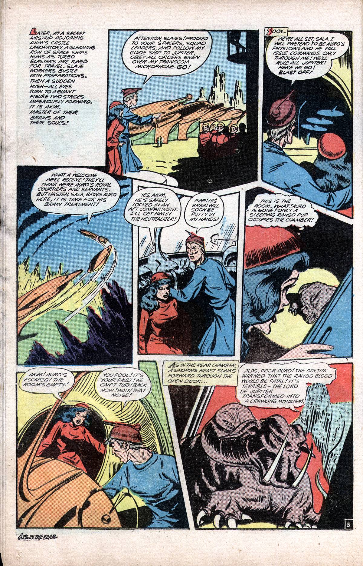Planet Comics #60 (Fiction House), page 24. Public domain (US).