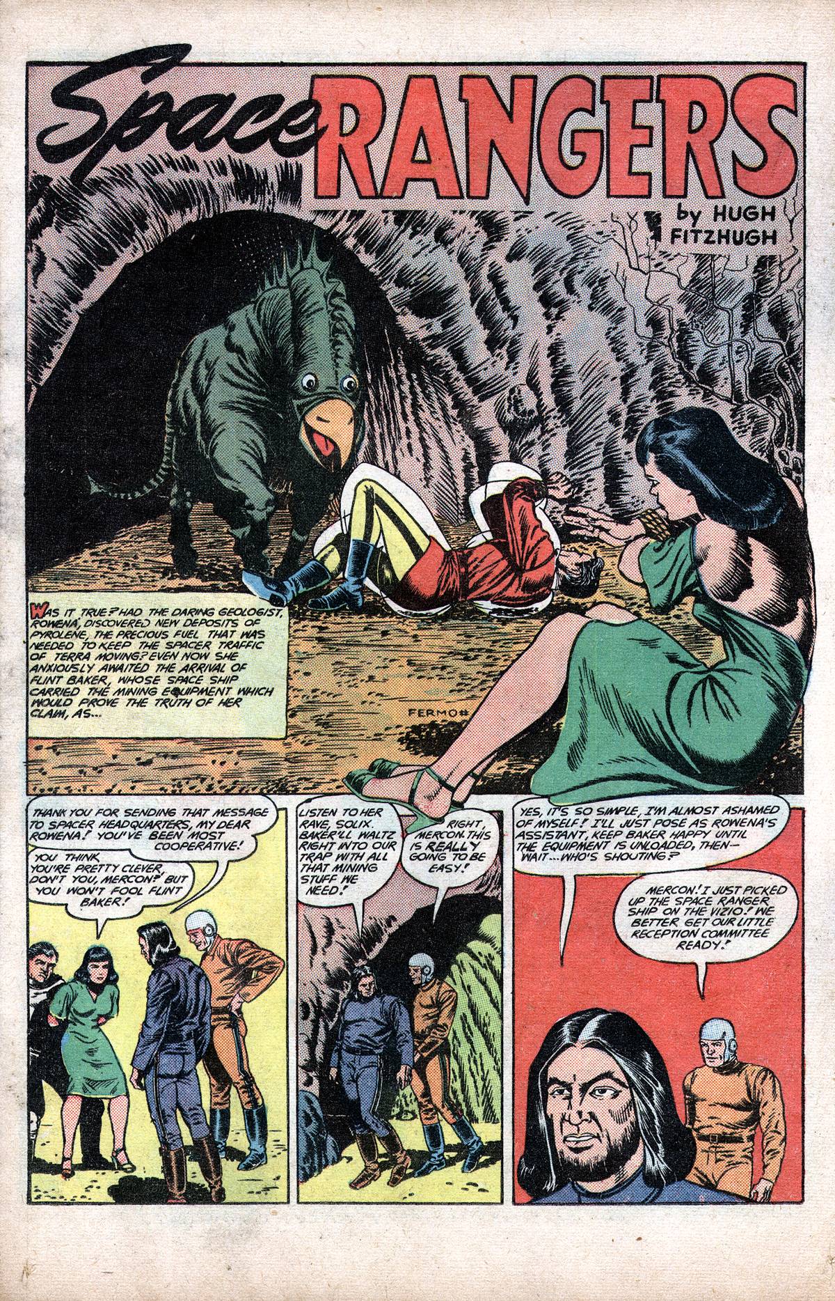 Planet Comics #60 (Fiction House), page 26. Public domain (US).