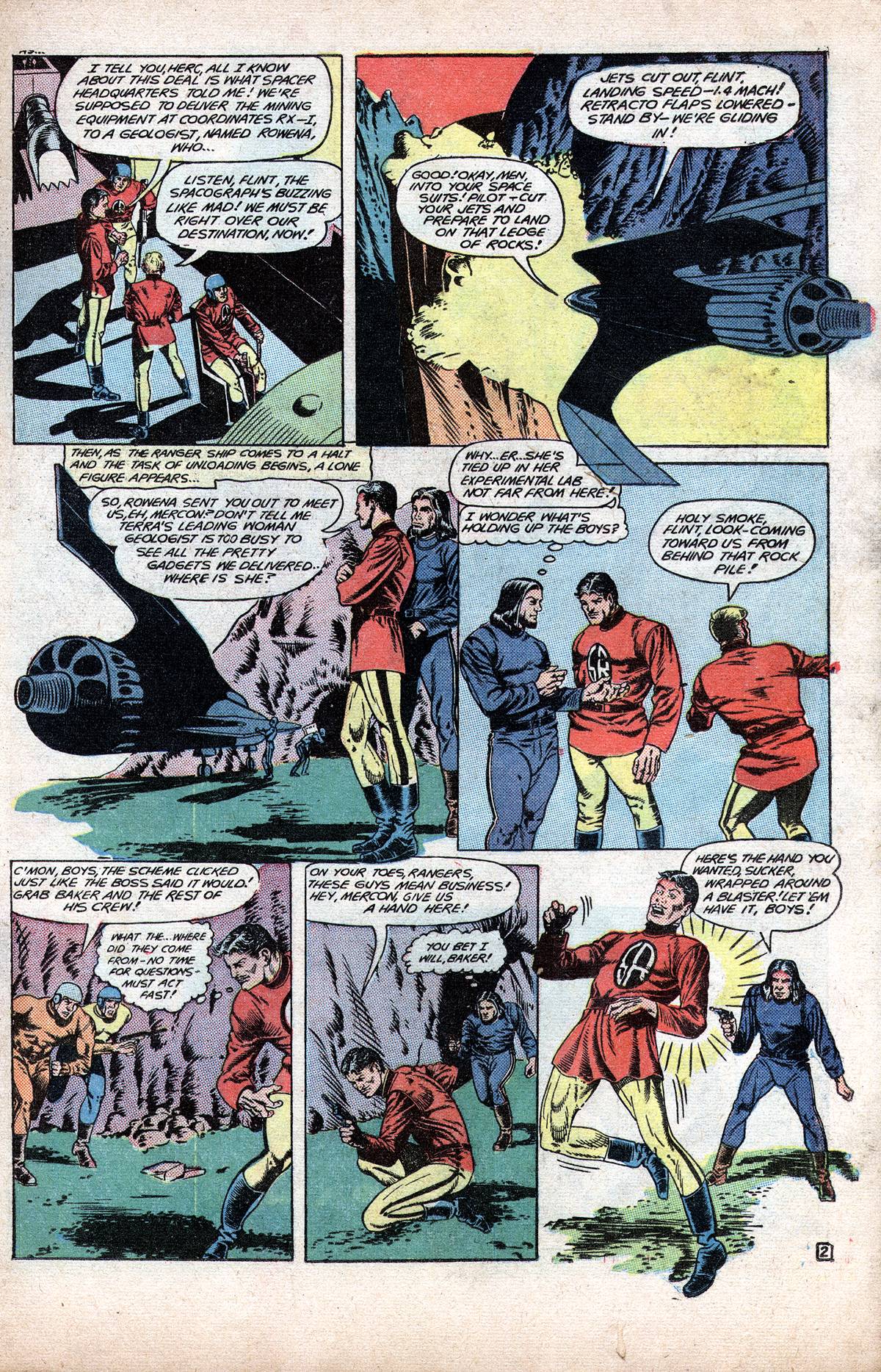 Planet Comics #60 (Fiction House), page 27. Public domain (US).