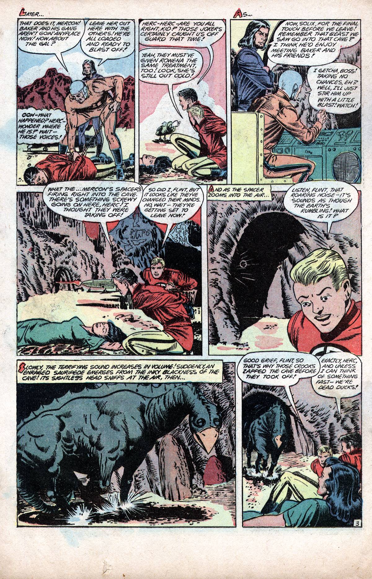 Planet Comics #60 (Fiction House), page 28. Public domain (US).