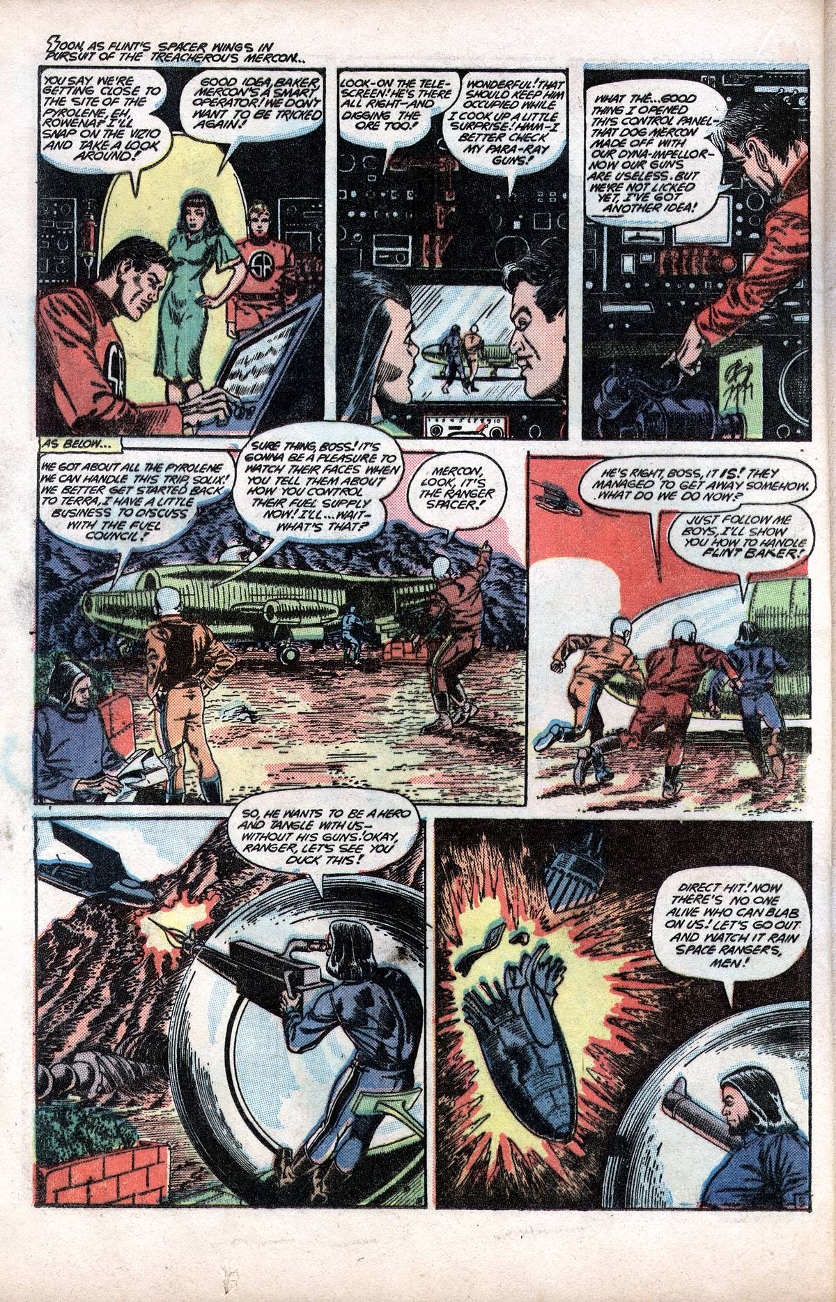 Planet Comics #60 (Fiction House), page 30. Public domain (US).