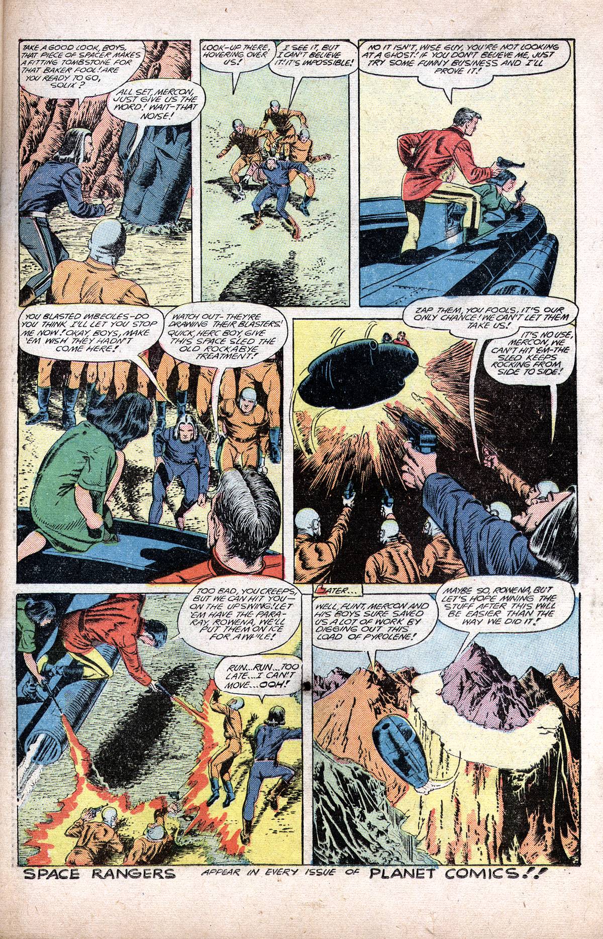 Planet Comics #60 (Fiction House), page 31. Public domain (US).