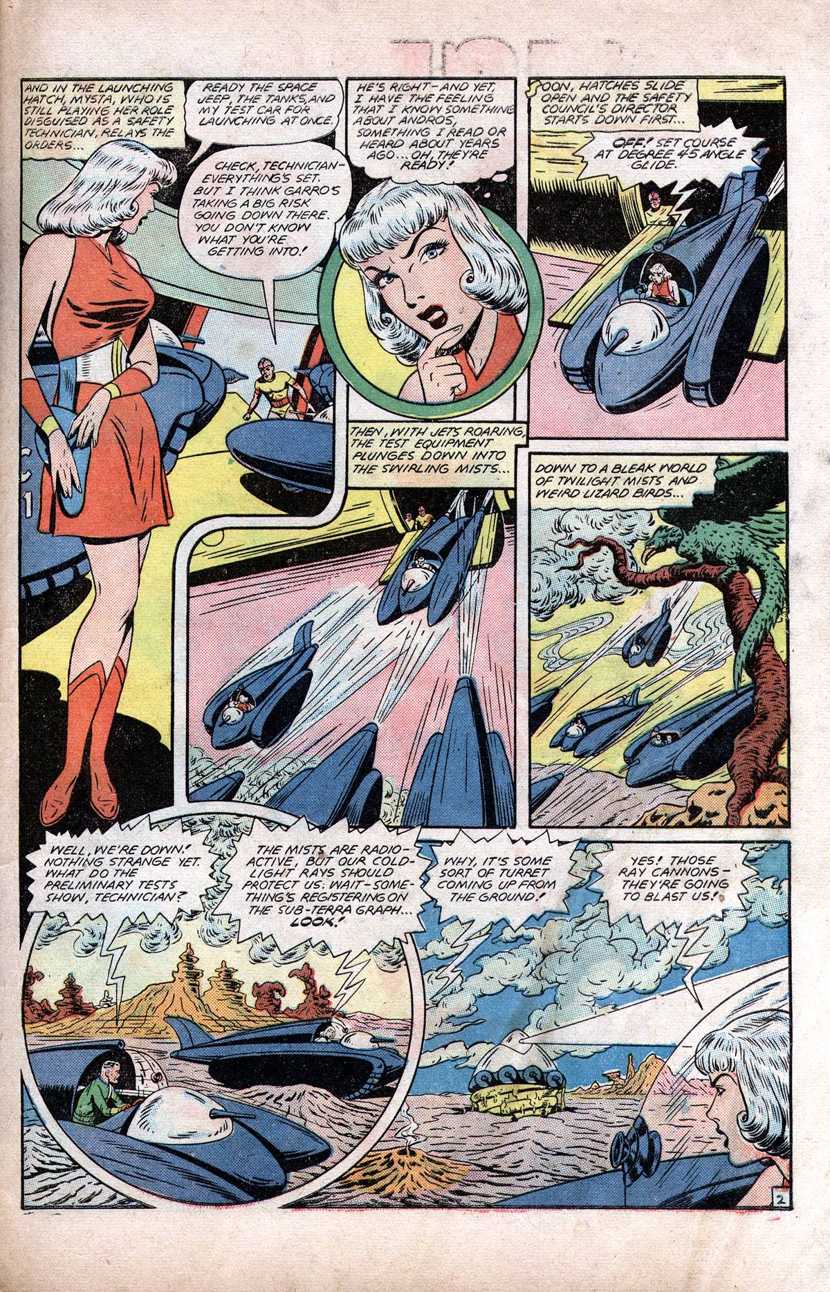 Planet Comics #60 (Fiction House), page 43. Public domain (US).