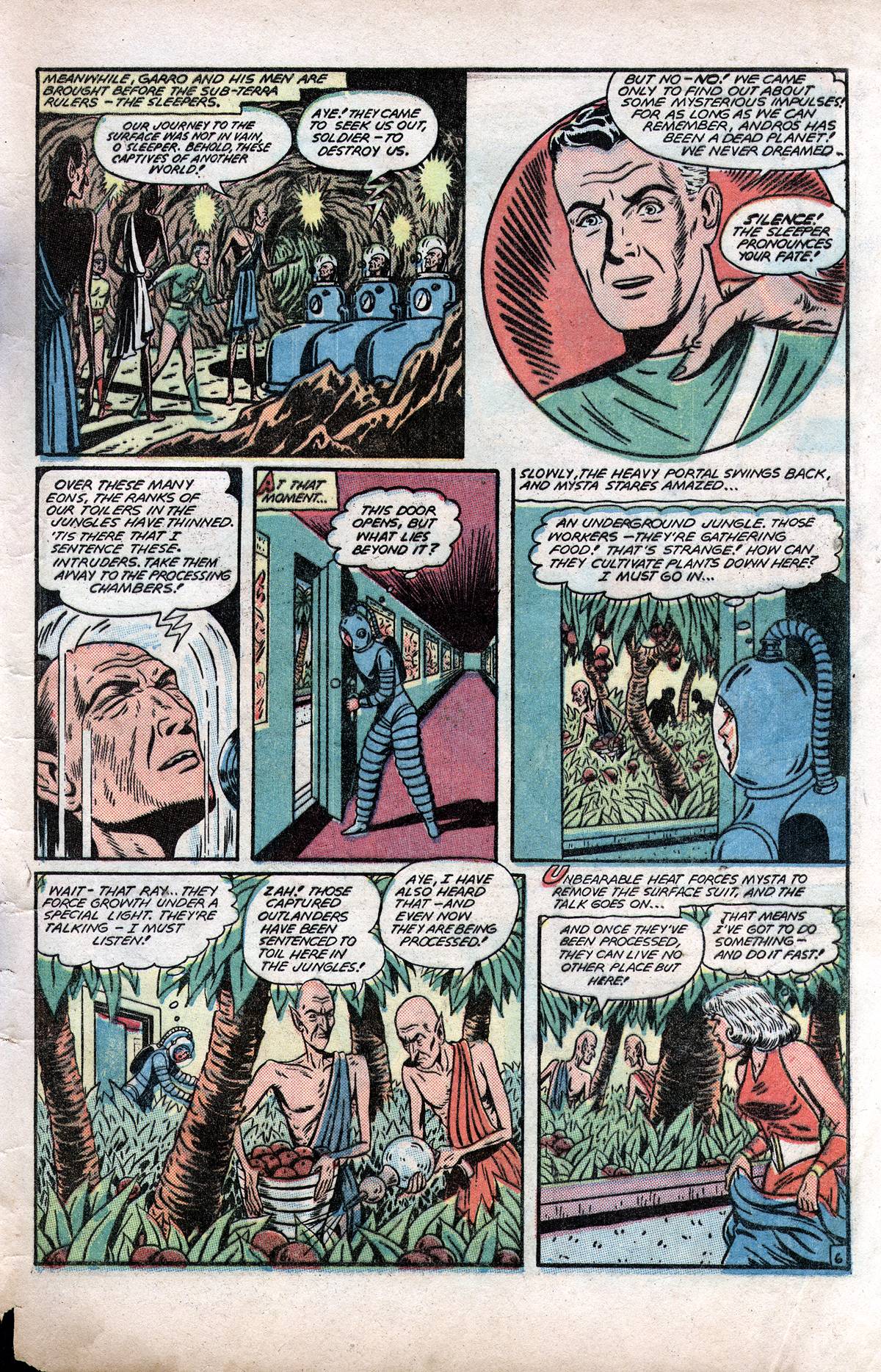 Planet Comics #60 (Fiction House), page 47. Public domain (US).