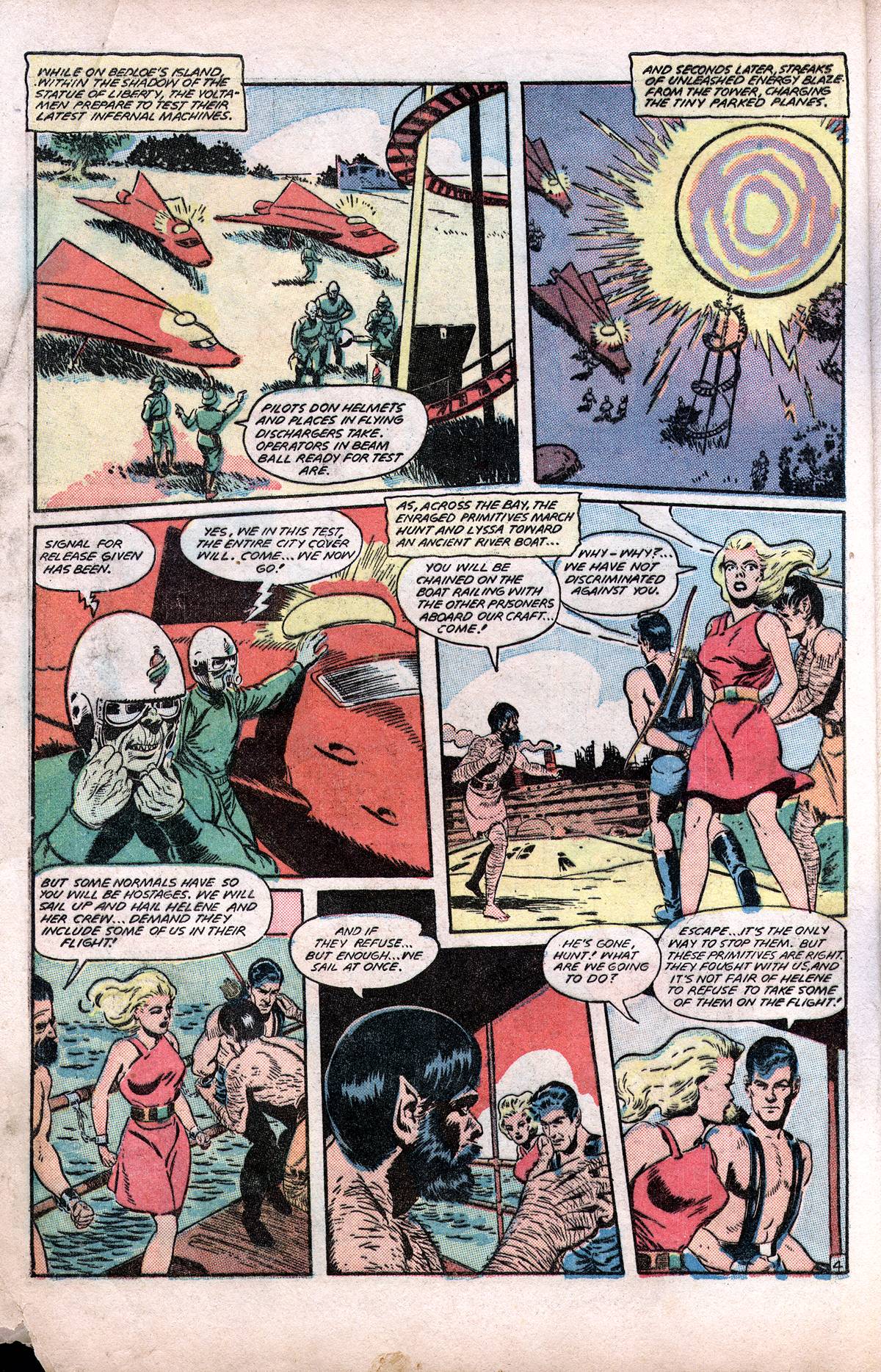 Planet Comics #60 (Fiction House), page 6. Public domain (US).