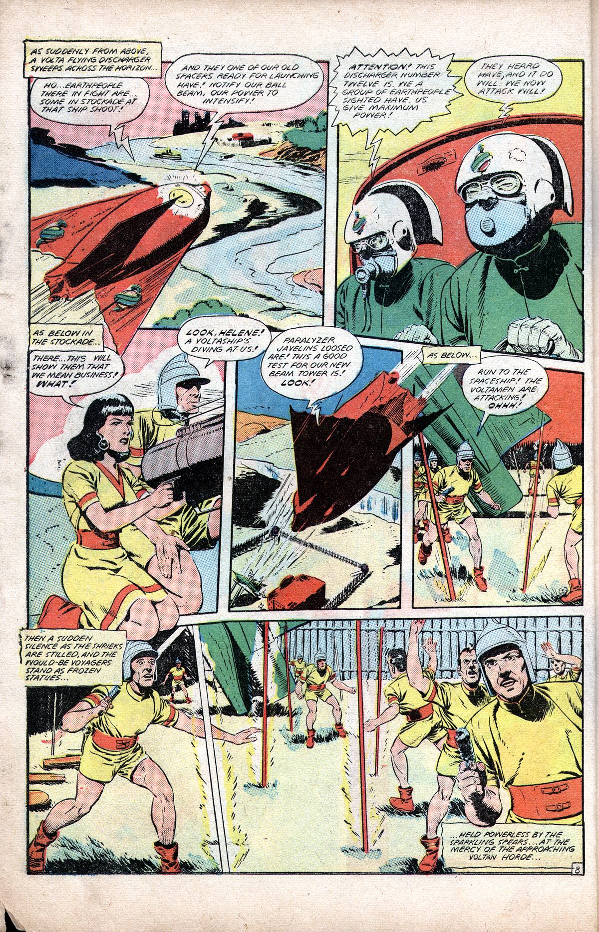 Planet Comics #60 (Fiction House), page 10. Public domain (US).